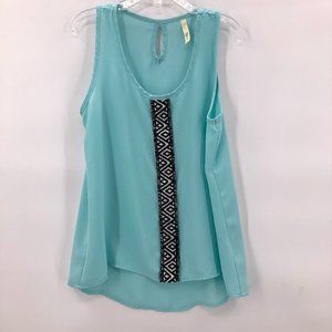 🎪🎪 NWOT Bjewel sleeveless chiffon top